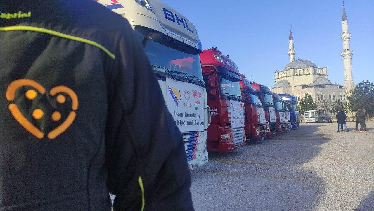 Dva konvoja pomoći za Tursku i Siriju