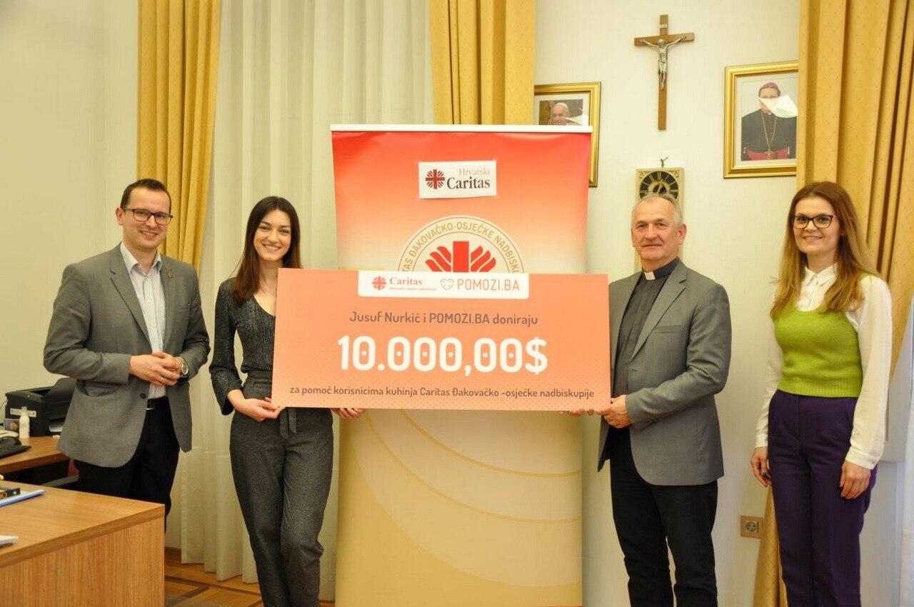 Pomoć pučkim kuhinjama Caritasa u Osijeku