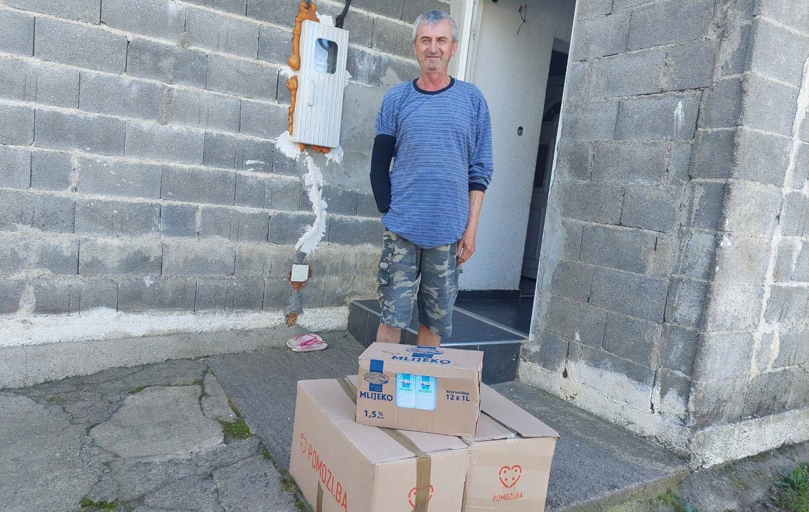 Mjesečna pomoć za porodicu Huseina Halilagića