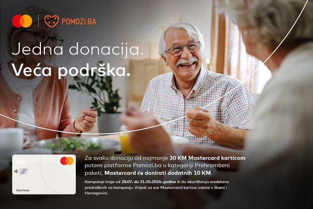 Nova kampanja s Mastercardom: Vaša donacija vrijedi još više