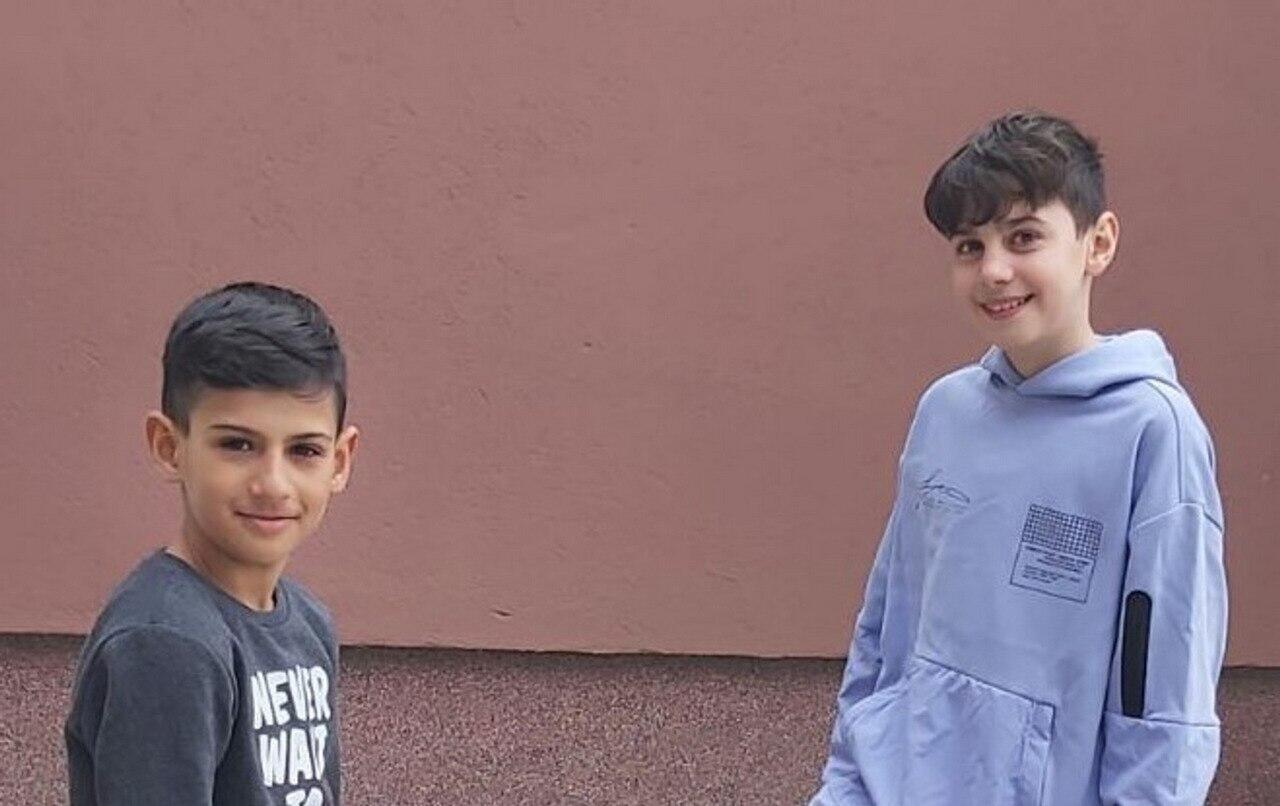 Matteo i Malik uživaju na treninzima u Fudbalskoj akademiji Academica